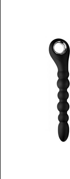 Master Series Dark Scepter 10x Vibrating Silicone Anal Beads