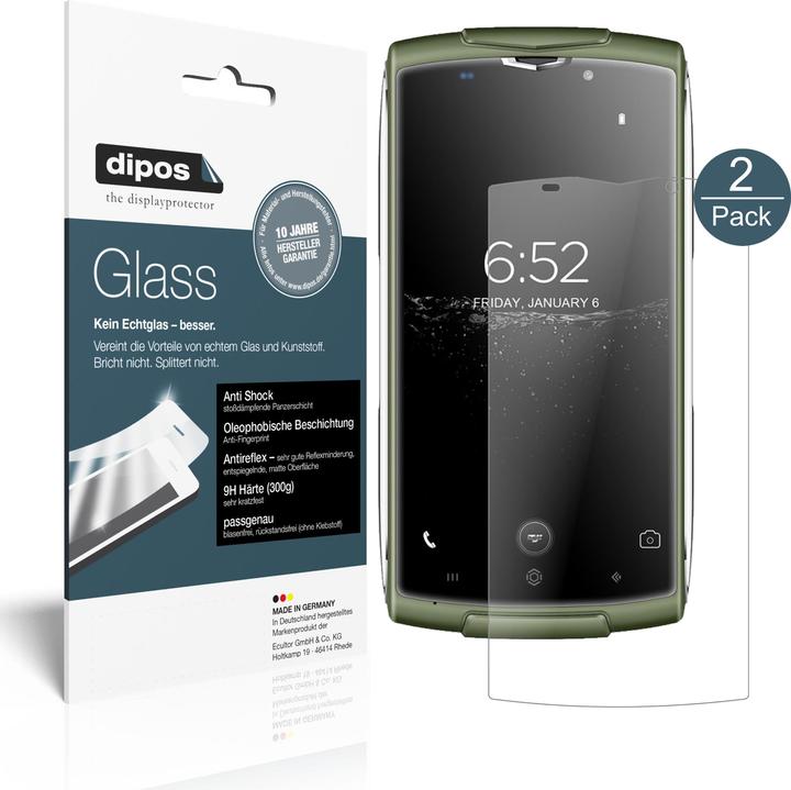 Produktbild Dipos Displayschutz Anti-Shock (2 Stück, Zoji Z7)