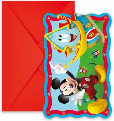 Produktbild Qualatex Invitations Mickey Mouse Anniversaire (6 Stk.)