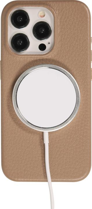 Image du produit PhoneLook Coque Cuir de veau luxe grainé intégral avec boutons métalliques et MagSafe (Apple iPhone 14 Pro Max)