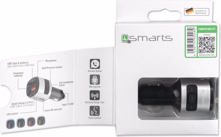 Actual product image 4smarts Automotive FM Transmitter Media & Assist