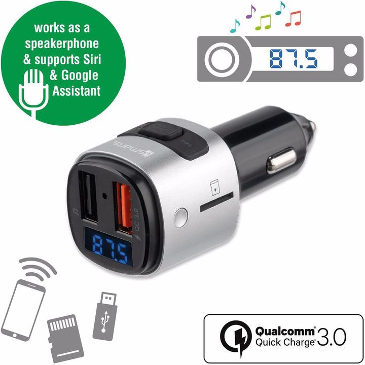 Actual product image 4smarts Automotive FM Transmitter Media & Assist