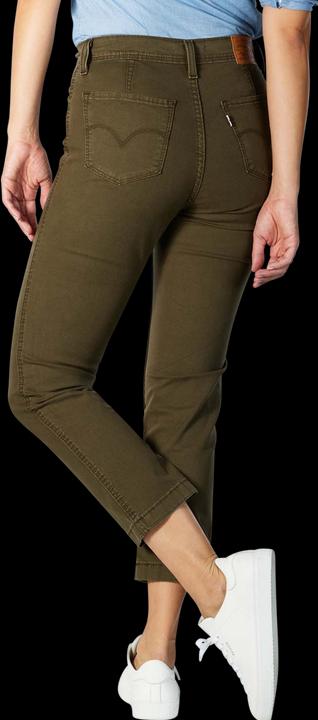 Actual product image Levis 724 High Rise Straight Jeans crop utility soft canvas (26)