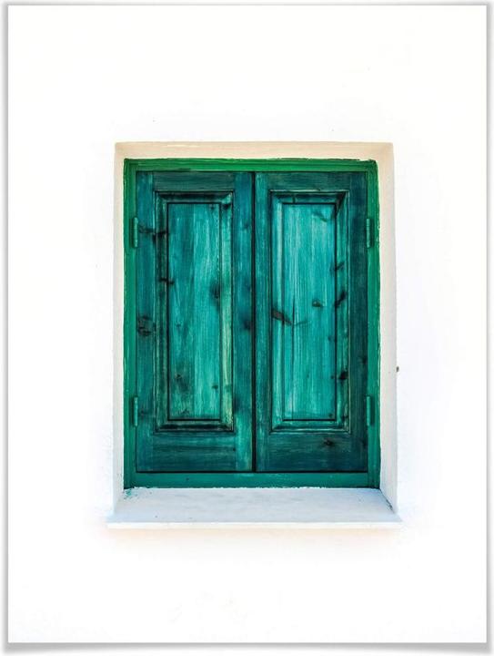 Produktbild Trenddeko Das türkise Fenster (24 x 30 cm)