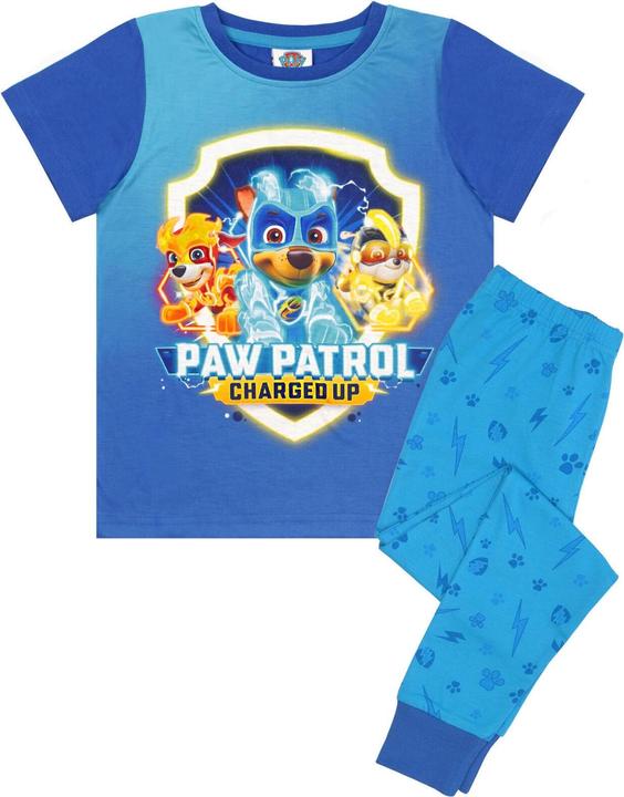 Paw Patrol Mighty Pups Schlafanzug Jungen