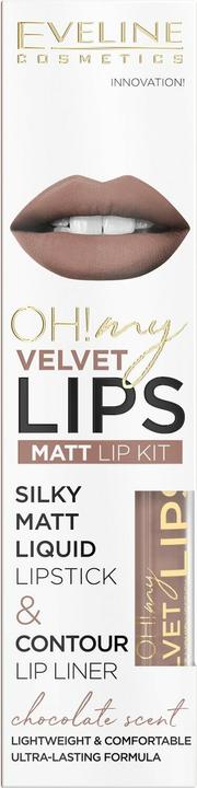 Produktbild Eveline Oh My Lips Liquid Matt Lipstick&Contour Lip Liner Matte And Contour 4.5Ml+1Pc. 11