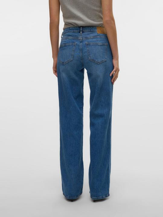 Actual product image Vero Moda VMVANESSA Niedrige Taille Weiter Beinschnitt Jeans Hose mit weitem Beinschnitt (W25/L32)