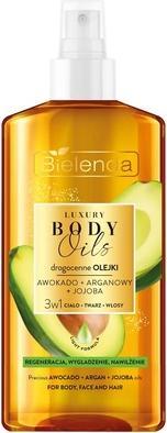 Produktbild NoName Luxus-Körperöle 3in1 für Gesicht Körper Haar Avocado oder Rose 150ml (Körperöl, 150 ml)