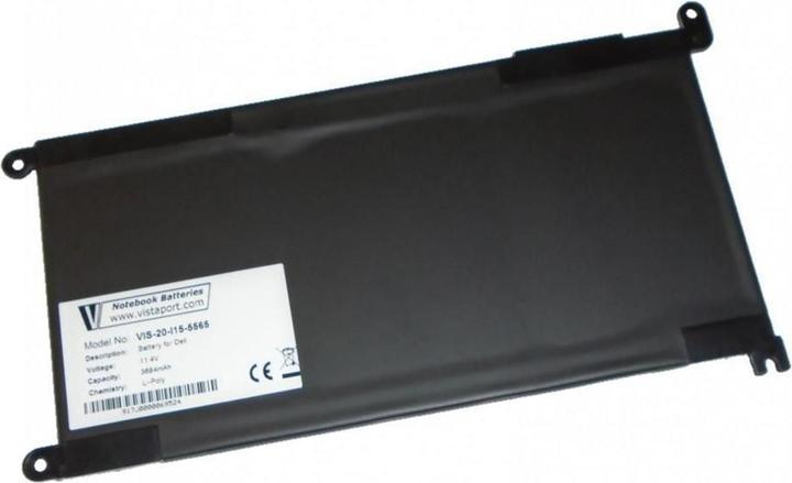 Image du produit Vistaport Batterie pour Dell Inspiron 13/15/17/Latitude 13/Vostro 14 (3 cellules, 3680 mAh)