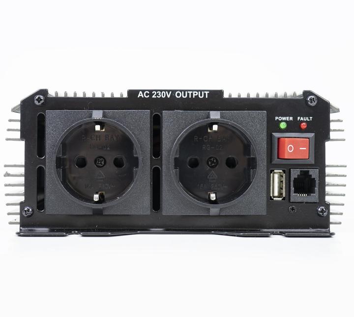 Immagine prodotto President Inverter AlcaPower di 1500W 24V-230V, onda sinusoidale modificata, connessione USB