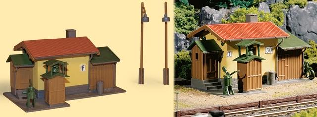 Actual product image Auhagen 11322 H0 Route guard house