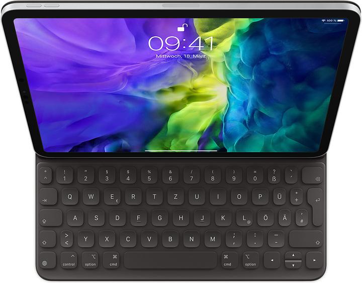 Apple Smart Keyboard Folio (DE, iPad Pro 11 2018 (1. Gen), iPad Air 2020 (4. Gen), iPad Air 2022 (5. Gen), iPad Pro 11 2020 (2. Gen), iPad Pro 11 2021 (3. Gen), iPad Pro 11 2022 (4. Gen))