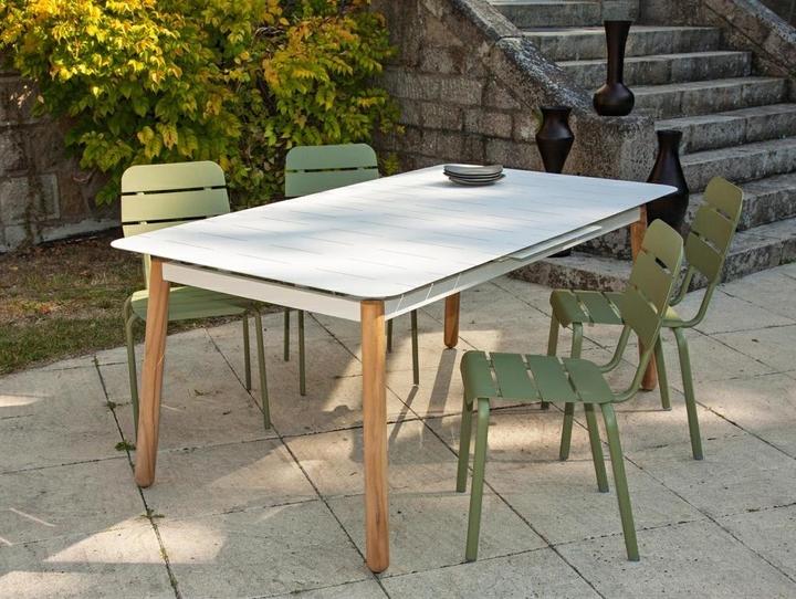 Actual product image Ezeis ALICANTE Dining Set for 4 persons 1 set (1 table + 4 chairs) (155 cm)