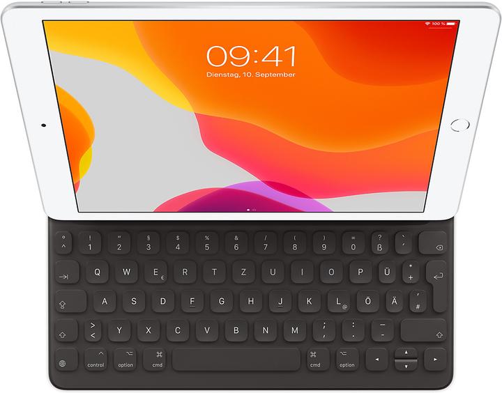 Produktbild Apple Smart Keyboard (DE, iPad 2021 (9. Gen), iPad Pro 10.5 2017 (1. Gen), iPad 2019 (7. Gen), iPad 2020 (8. Gen), iPad Air 2019 (3. Gen))