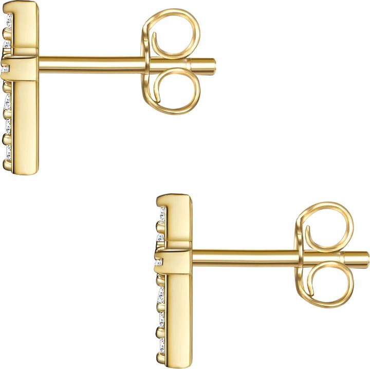 Image du produit Lulu & Jane Boucles d'oreilles femme croix laiton - 35248 (Laiton)