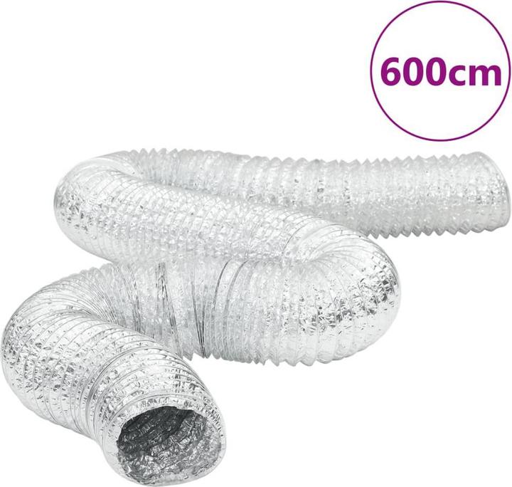 VidaXL Lüftungsschlauch 6 m Ø12,5 cm