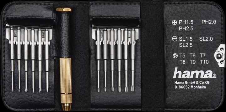 Produktbild Hama Mini-Schraubendreher-Set (Phillipps-Kreuzschlitz (PH), Pozidriv-Kreuzschlitz (PZ), Schlitzschrauben)