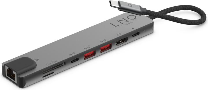 Actual product image LINQ Connects 8 in 1 Hub Pro (USB-C, 1 Ports)