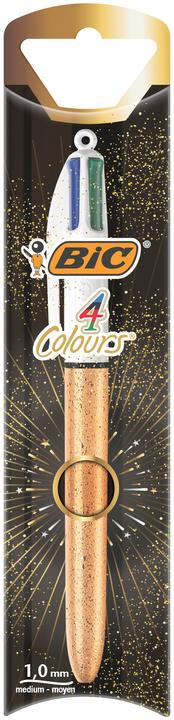 Actual product image Bic . (Glitter gold, White, 1 x)