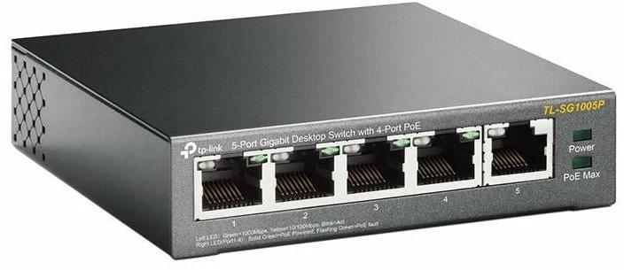 Produktbild TP-Link Tl-Sg1005p (5 Ports)