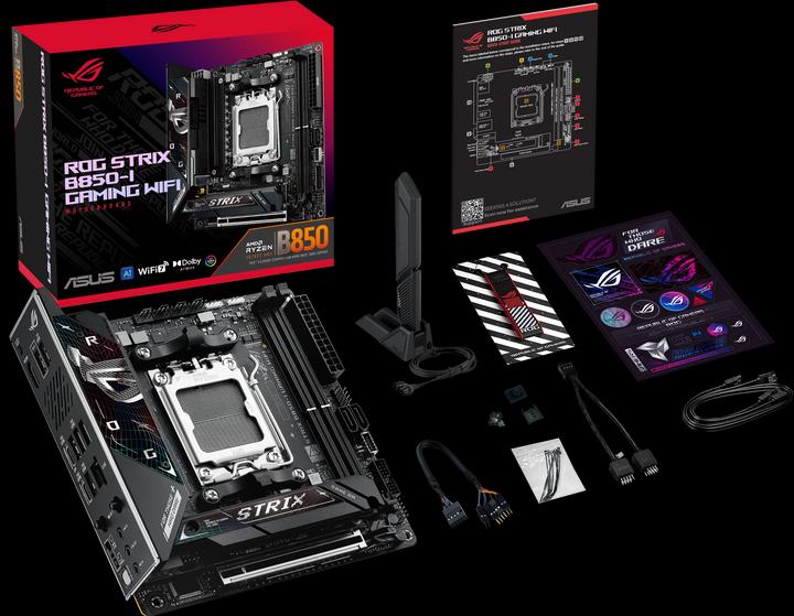 Produktbild ASUS ROG STRIX B850-I GAMING WIFI (AM5, AMD B850, Mini-ITX)