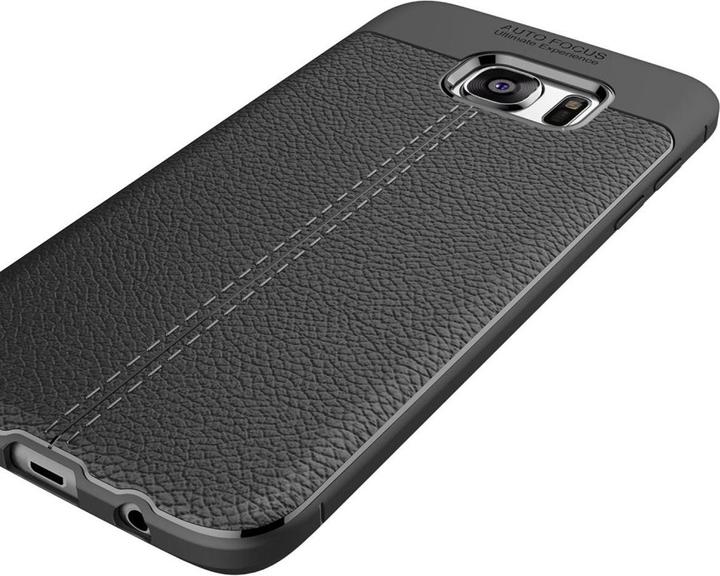 Produktbild König Design Handyhülle für Samsung Galaxy S6 Schutzcase Cover Silikon Bumper Etui Schwarz (Samsung Galaxy S6)