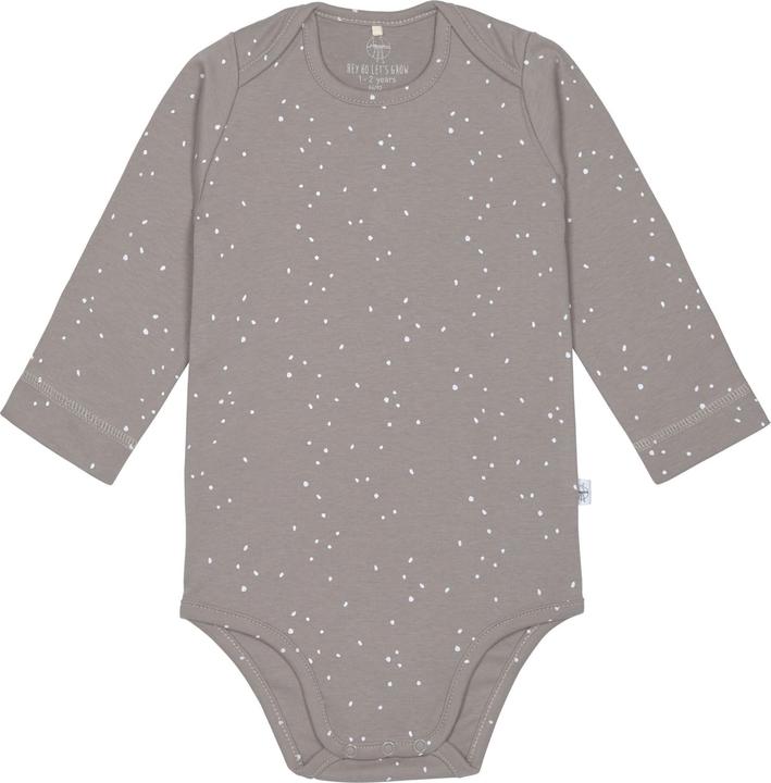 Lässig Langarm-Body Sprinkle Taupe Gr. 74/80 (74, 80)