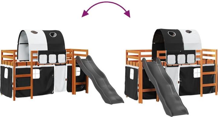 Produktbild VidaXL Kinderhochbett mit Tunnel & (90 x 200 cm)
