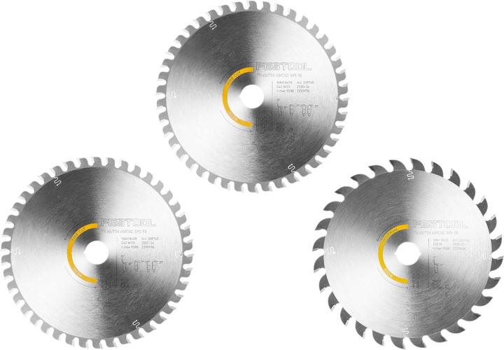 Festool Kreissägeblatt-Set KSB-SORT/3 W 168x1,8