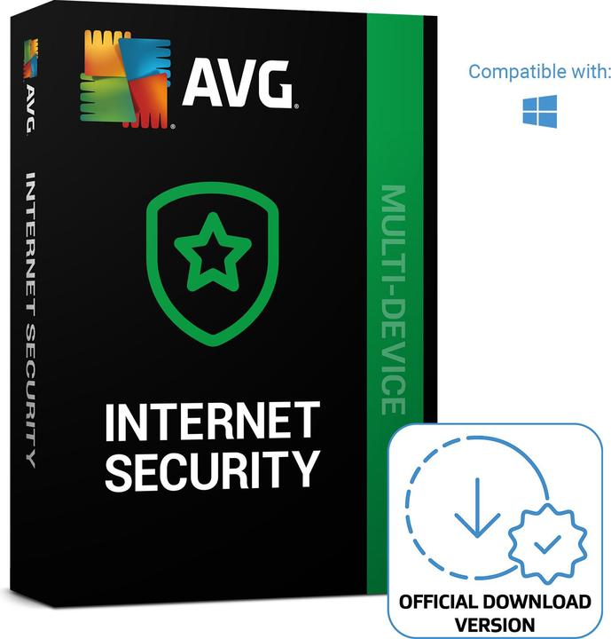 Actual product image Avast AVG Internet Security (10 User, 10 Devices/Users, 12 months)