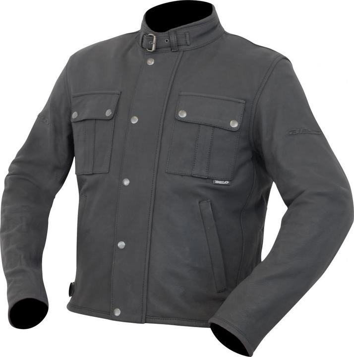 Produktbild Belo ROONEY Lederjacke matt schwarz XL (Herren, XL)