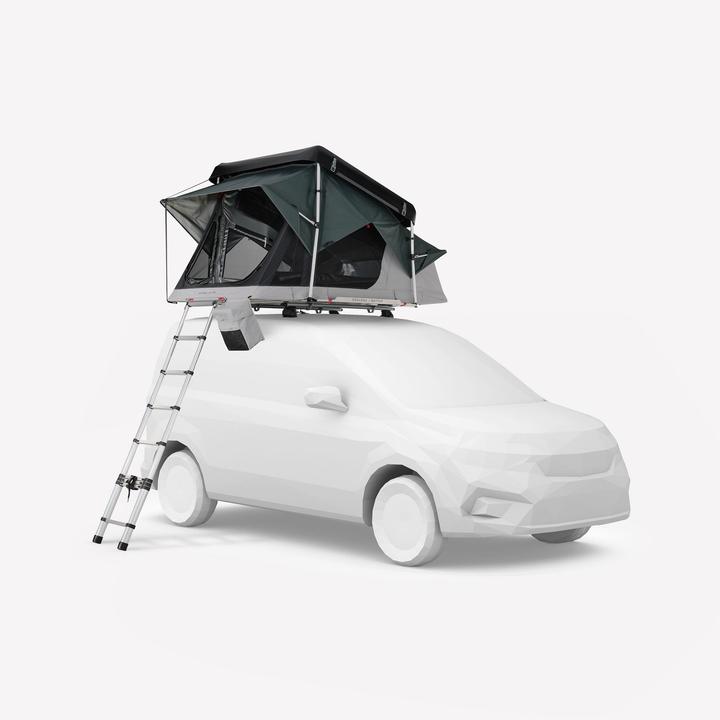 Immagine prodotto Quechua Tenda da tetto a guscio rigido Fresh & Black - × NaïtUp per 2 persone (Tenda sul tetto, 65 kg, 2 persone)