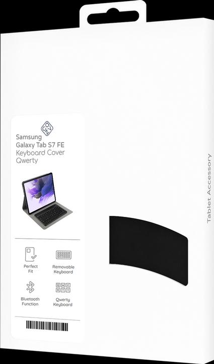 Produktbild Cazy Tastatur Hülle Kompatibel mit Samsung Galaxy Tab S7 FE - Schutz Etui mit magnetisch Abnehmbarer (Eng. Int., Galaxy Tab S7 FE)