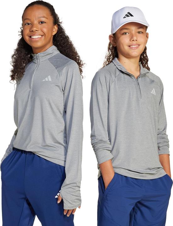 Immagine prodotto adidas Kid's Goto PZ 1/4 Zip Longsleeve Tee (164)