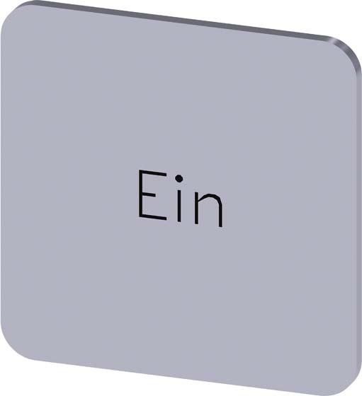 Actual product image Siemens Labelling plate si square EIN 3SU1900-0AF81-0AB0
