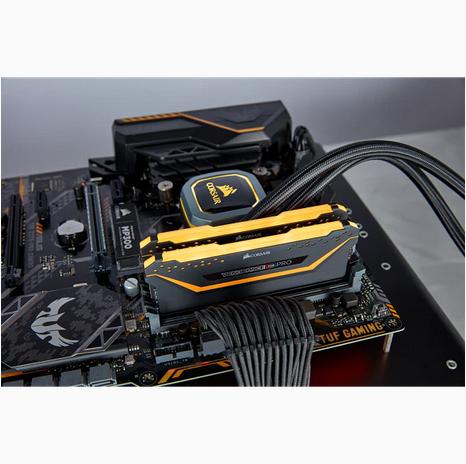 Produktbild Corsair Vengeance CMW16GX4M2E3200C16-TUF Speichermodul 16 GB 2 x 8 GB DDR4 3200 MHz (2 x 8GB, 3200 MHz, DDR4-RAM, DIMM)