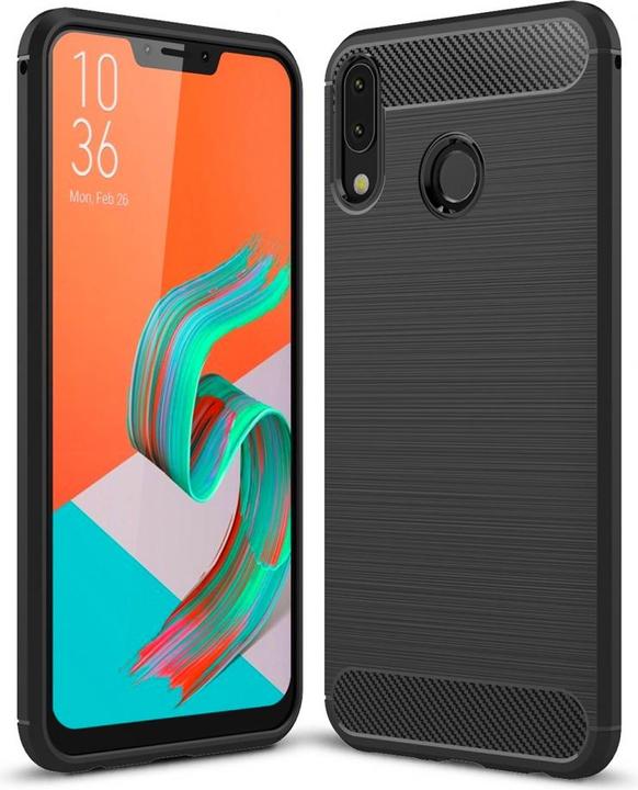 Immagine prodotto Screenguard Asus ZenFone 5 / 5Z Cover Carbon Brushed Soft TPU (Asus Zenfone 5Z)