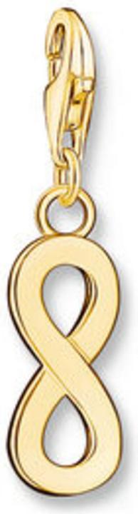 Thomas Sabo Charm-Anhänger Unendlichkeitszeichen vergoldet (925er Silber)