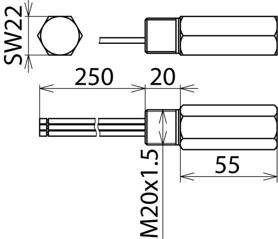 Produktbild Dehn Überspannungsableiter DEHNpipe Ex (d) 929962