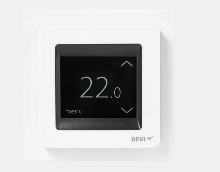 Immagine prodotto Devi DEVIreg Touch bianco polare 140F1071 Orologio termostato UP 16A, 230V con cornice