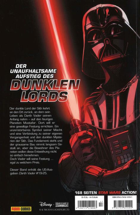 Produktbild Panini Star Wars Comics - Darth Vader (Ein Comicabenteuer): Vaders Festung (Deutsch, Charles Soule, 2019)