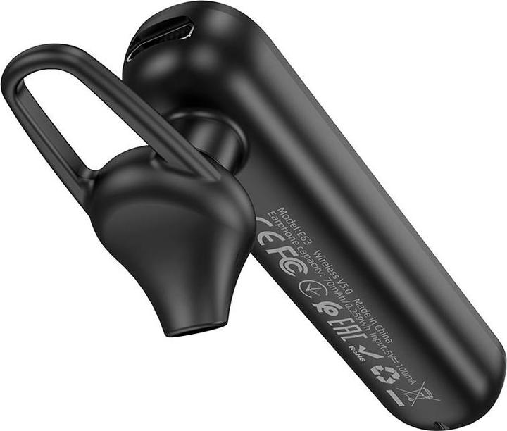 Produktbild Hoco - Bluetooth Headset Diamond (E63) - Bluetooth 5.0, Rotary Ear Hook - Black