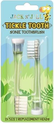 Produktbild Nenurodyta Jack N' Jill Head, Ersatzköpfe für Tickle Tooth Sonic Zahnbürste, 2er-Pack (2 x)