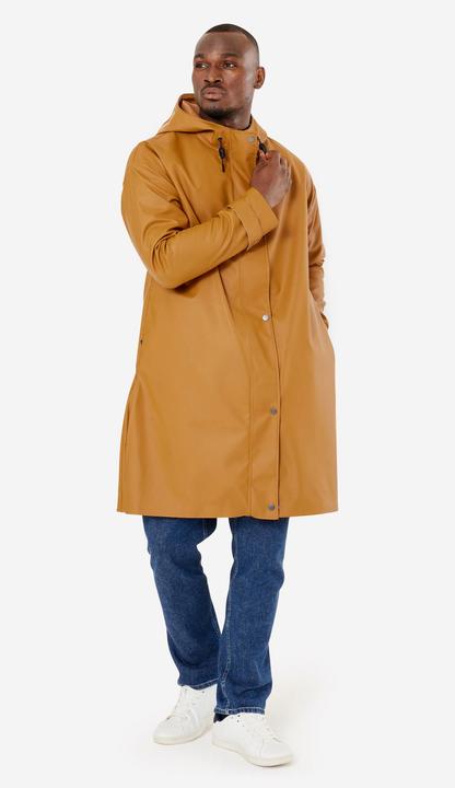 Btwin Fahrrad Parka City 540 wasserdicht unisex gelb