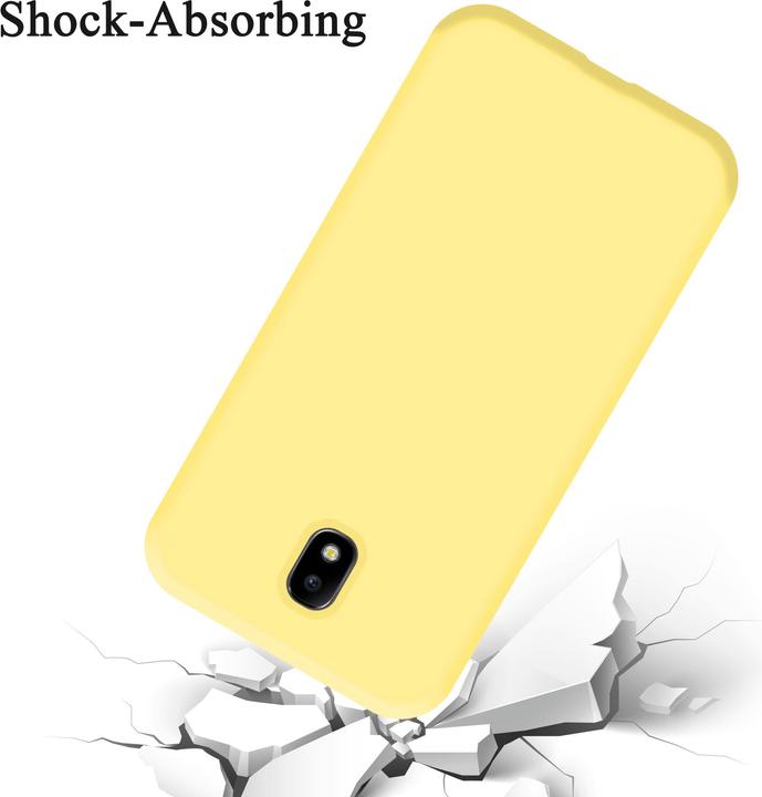 Actual product image Cadorabo TPU Liquid Silicone Case Cover (Samsung Galaxy J7 2017)