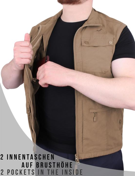 Produktbild Normani Herren Outdoor Weste Kudu (L)