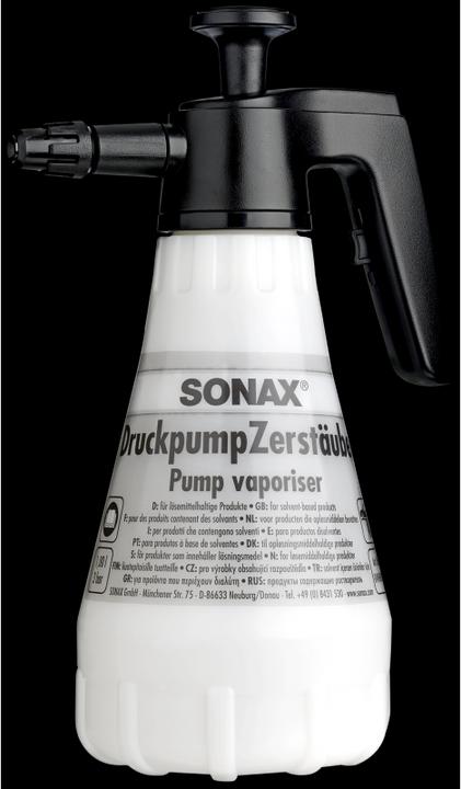 Actual product image Sonax Pressure pump sprayer solvent resistant (1 l)
