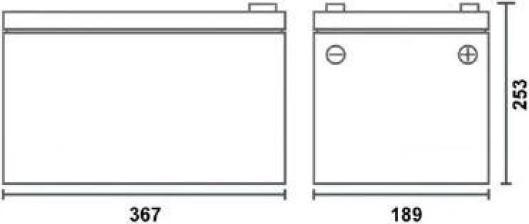Immagine prodotto Bulltron LiFePO4 24/100 Polar (25.60 V, 100 Ah)