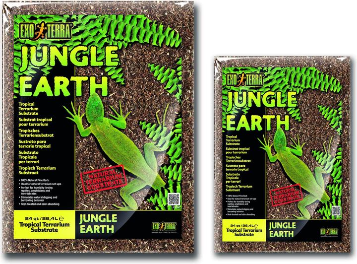 Exo Terra Terrariensubstrat Jungle Earth, 26,4L