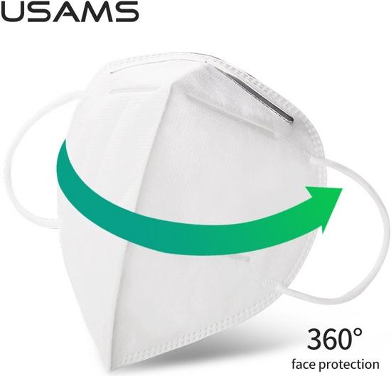 Produktbild Usams KN95 (FFP2) Atemschutzmaske (1 Stk.) (FFP2, KN95, 1 x)
